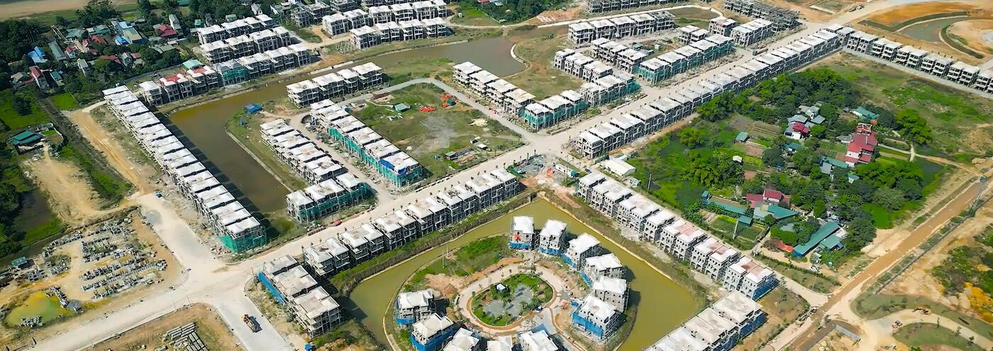 Tiến độ xây dựng mới nhất dự án Dasong Village Hoà Bình tháng 12 năm 2025