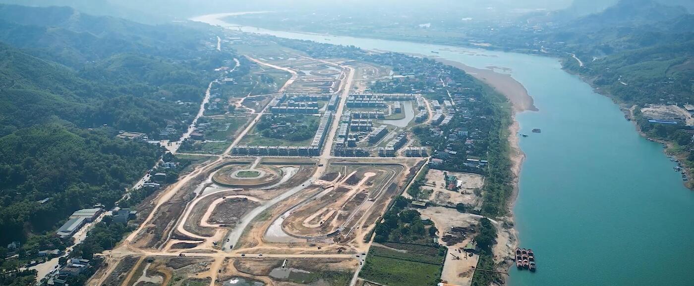 Tiến độ xây dựng mới nhất dự án Dasong Village Hoà Bình tháng 12 năm 2025