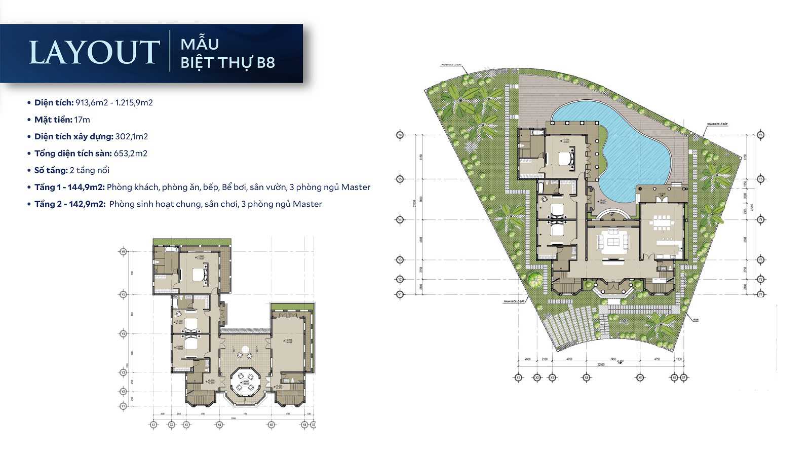 Layout thiết kế Dasong Village Hoà Bình