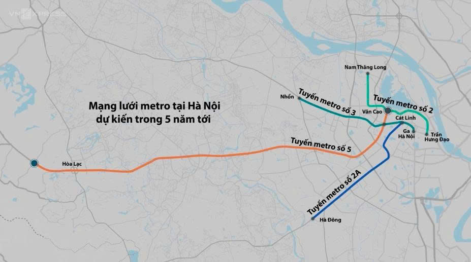 Tuyến metro số 5 Văn Cao - Hoà Lạc